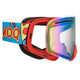 AMOQ Vision Vent+ Magnetic Ajolasit Pizza - Punainen Peili